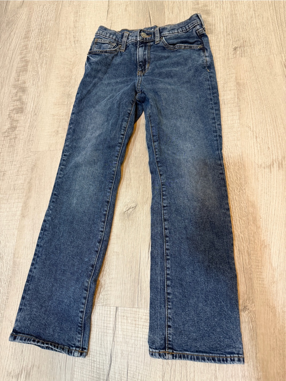 Old Navy Kids Dark Blue Straight-Leg Jeans